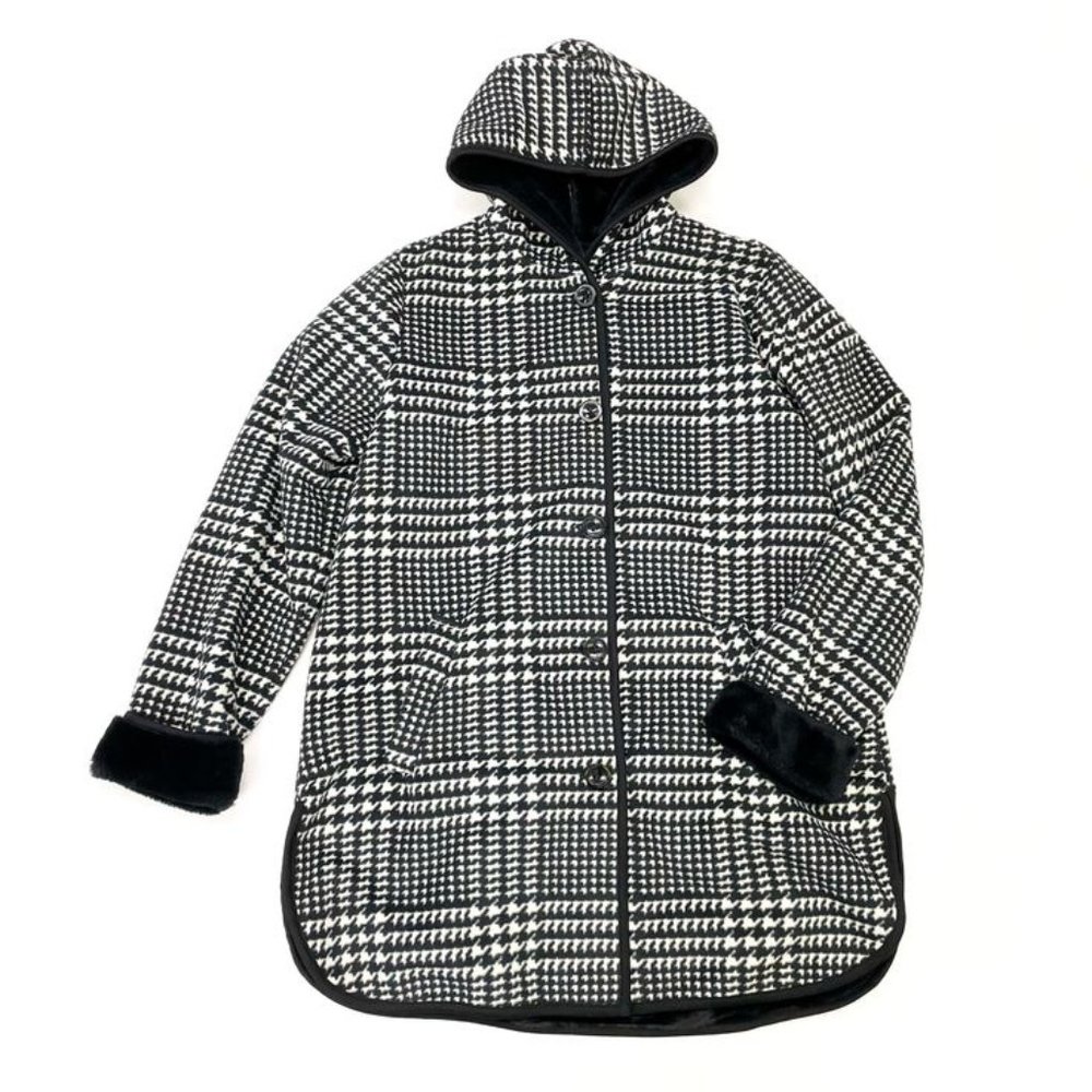 Ike Behar Hooded Poncho